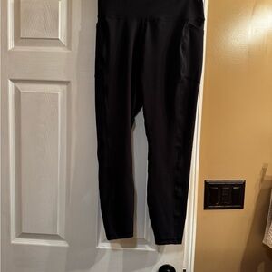 Ladies large black Spyder active leggings